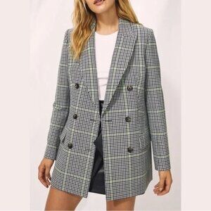 Wilfred Margaux Blazer (Gray Green Houndstooth)